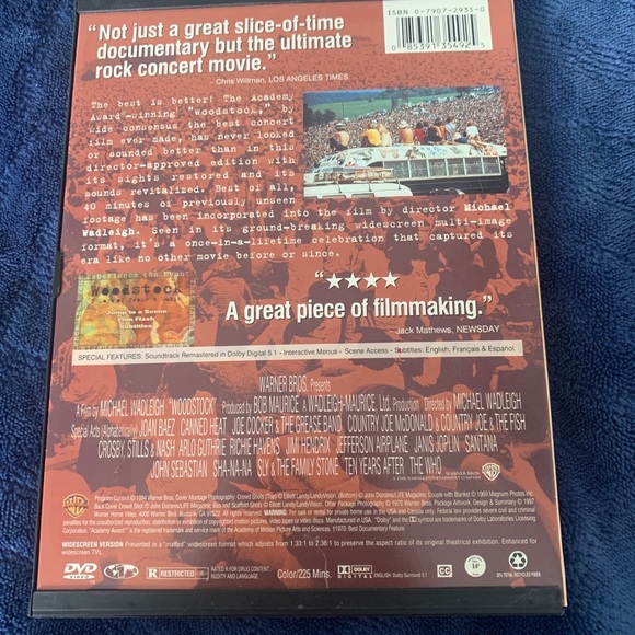 WoodStock 3 Days of Peace and Music The Directors Cut! DVD - Picture 3 of 3